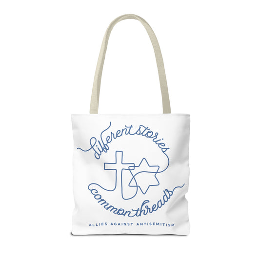 "Different Stories, Common Threads" Tote Bag