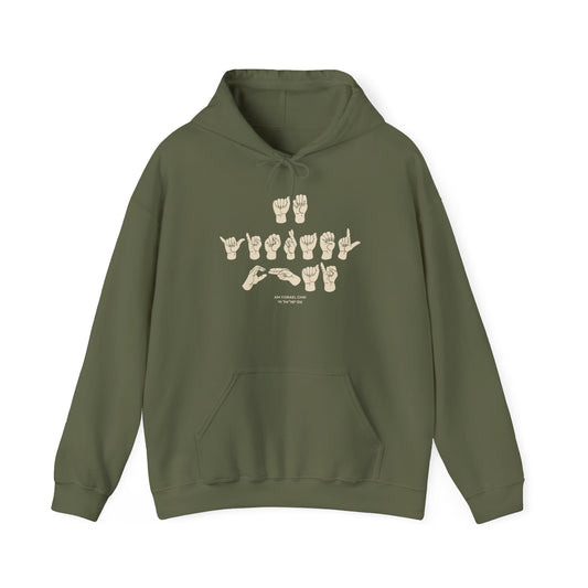 "Am Yisrael Chai" ASL Hoodie Sweatshirt