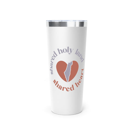 "Shared Holy Land, Shared Heart" Stainless Steel Insulated Tumbler