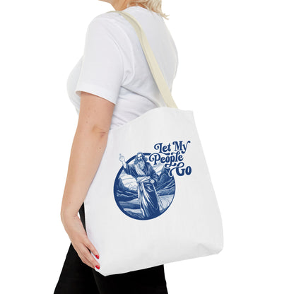 "Let My People Go" Moses Tote Bag