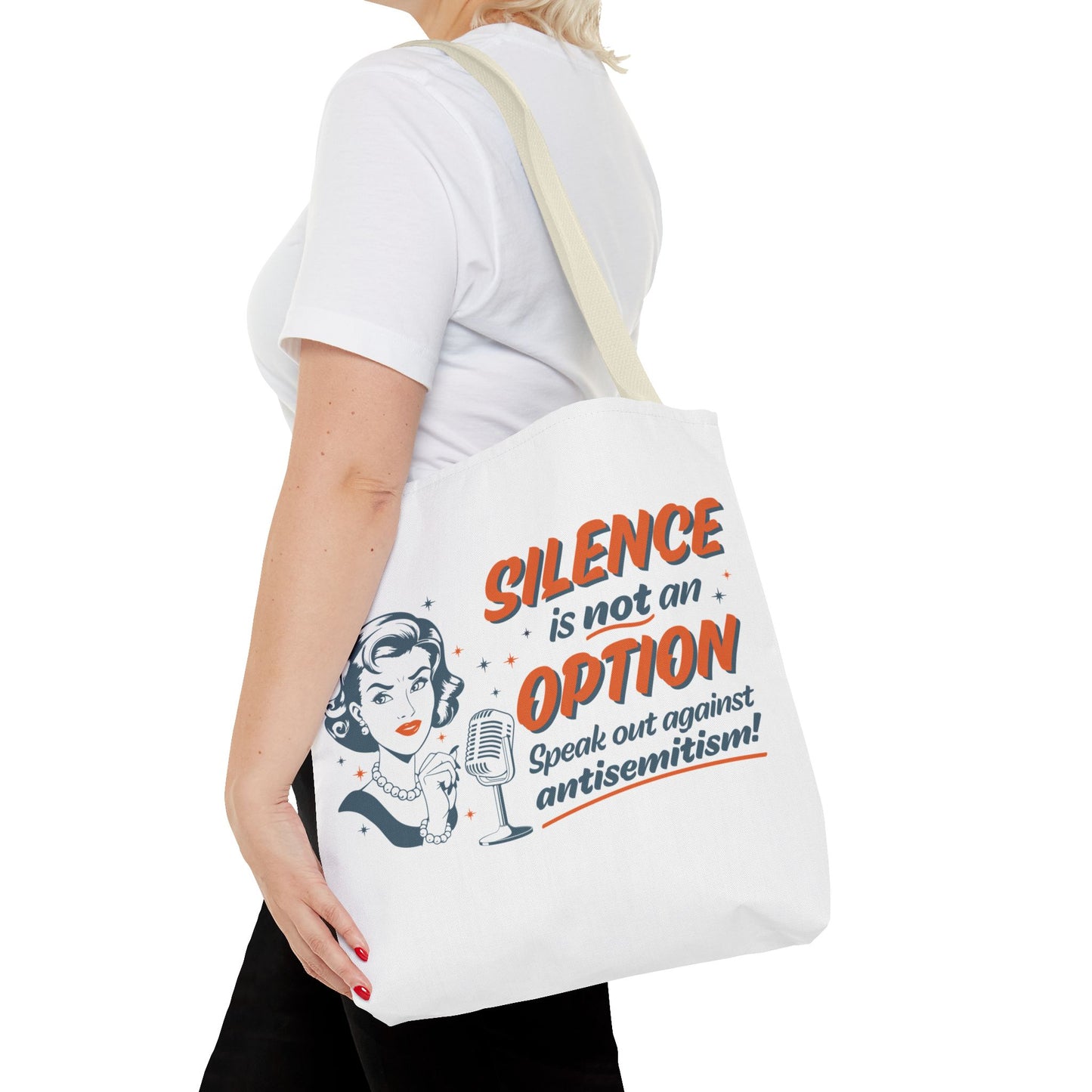 "Silence is Not An Option" Tote Bag