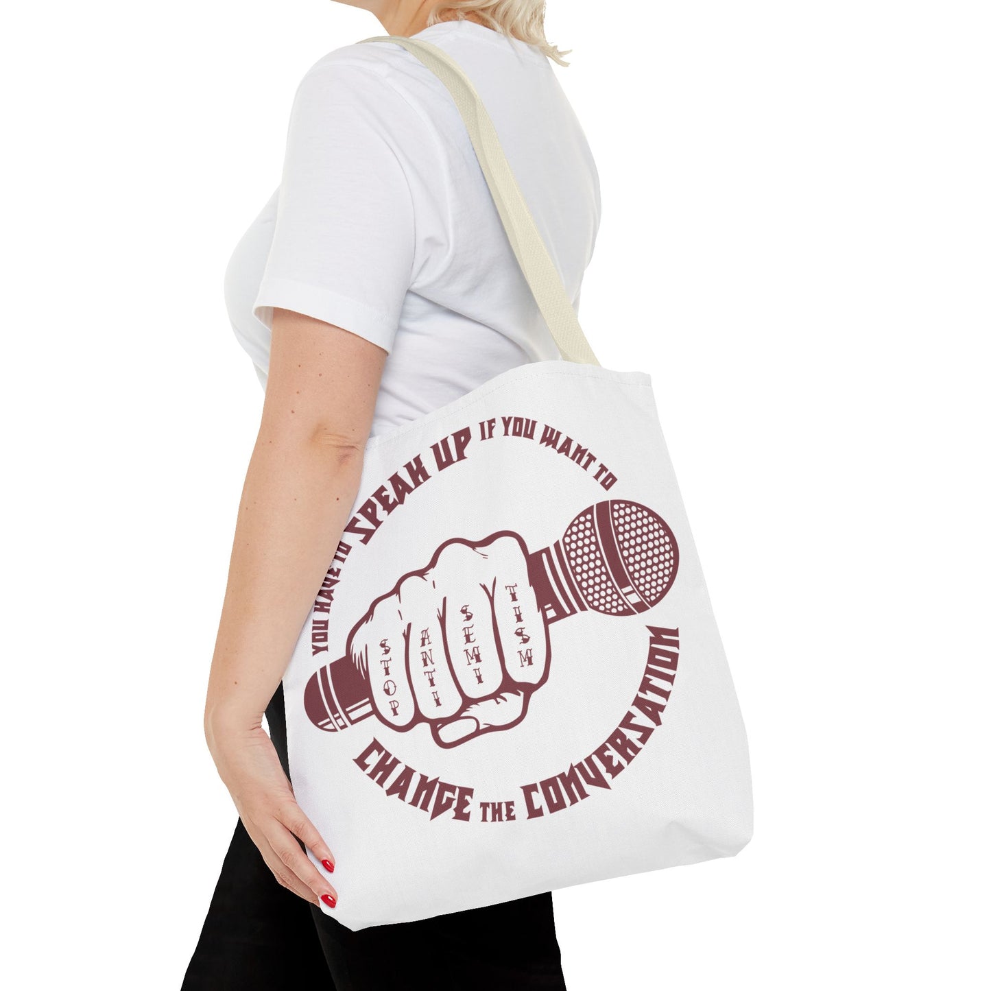 "Change the Conversation" Tote Bag