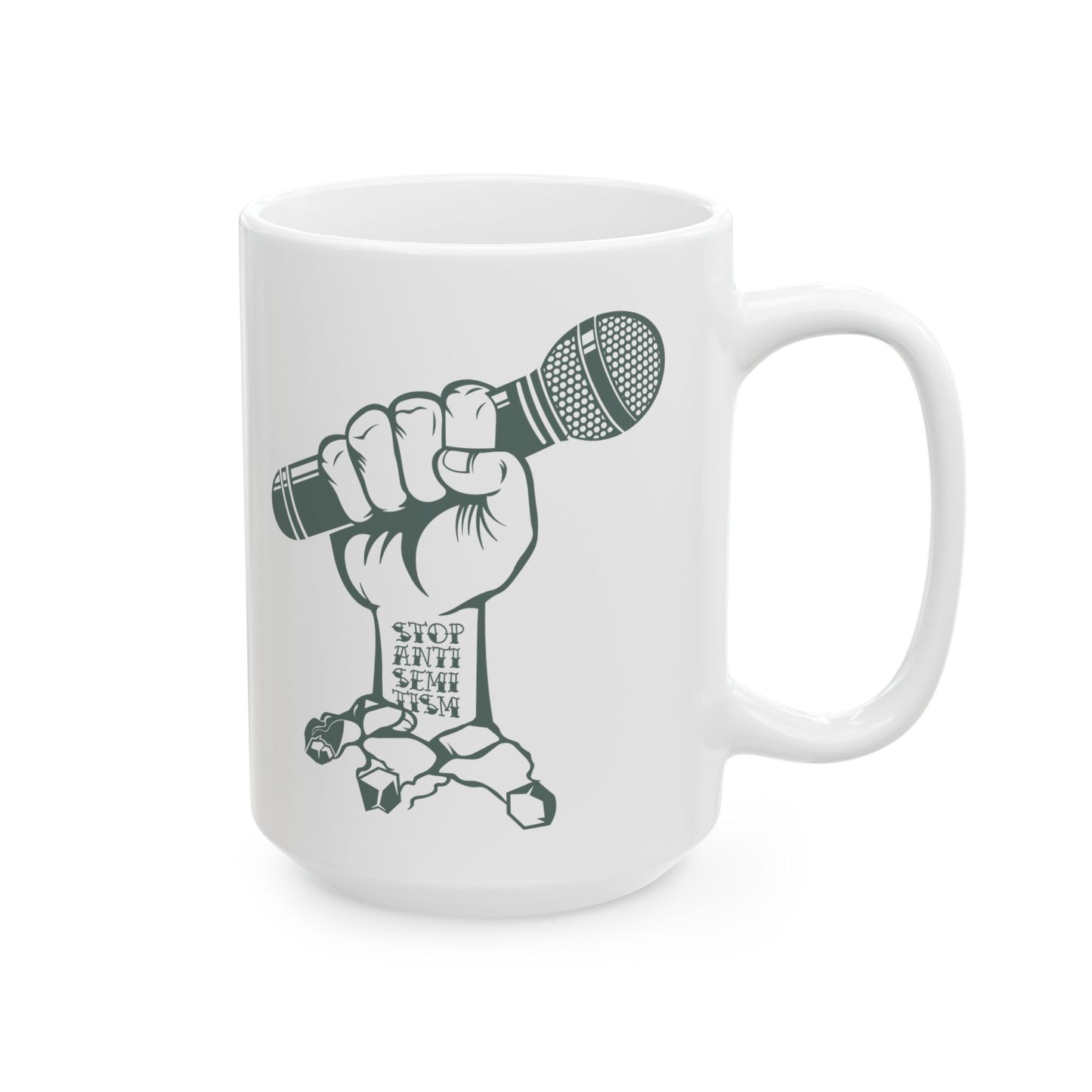 "Silence is Not an Option" Metal Ceramic Mug