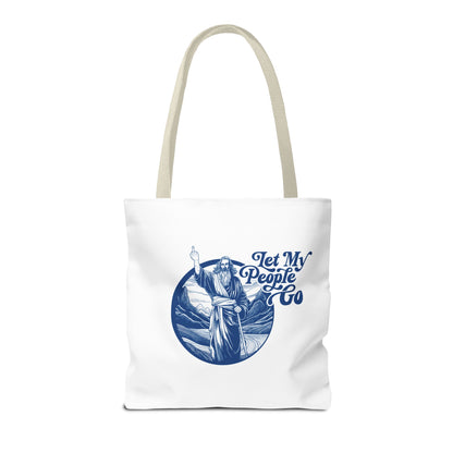 "Let My People Go" Moses Tote Bag