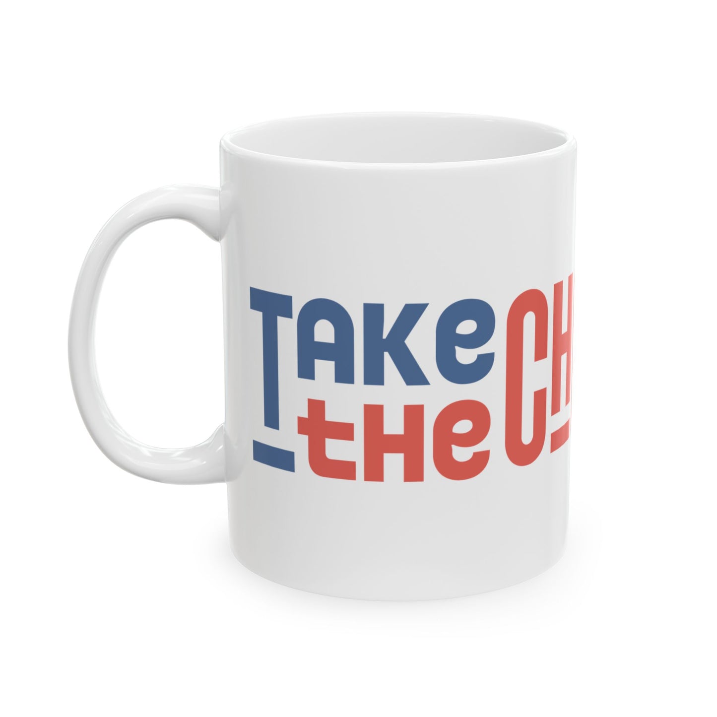 "Take the חי/Chai Road" Block Ceramic Mug