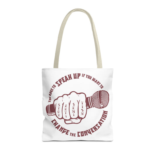 "Change the Conversation" Tote Bag