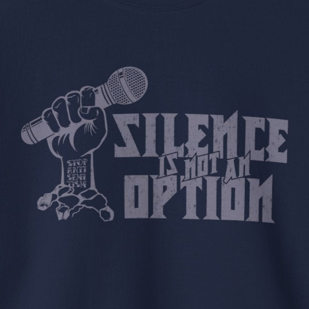 "Silence is Not an Option" Metal Unisex Crewneck Sweatshirt