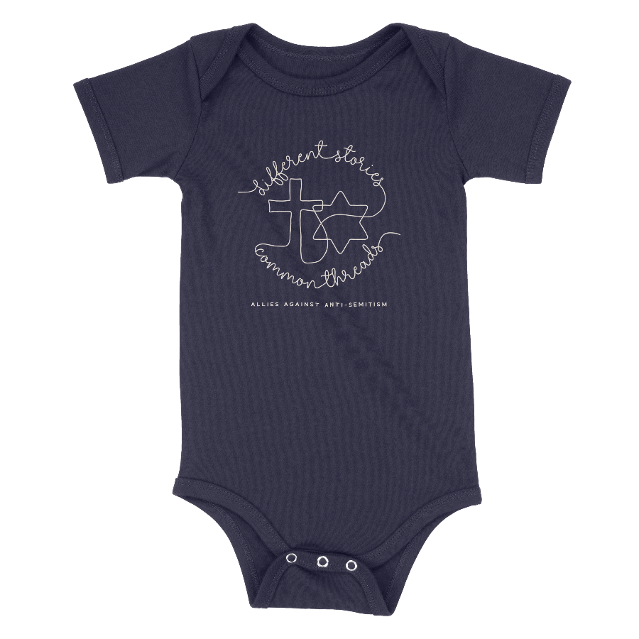 "Different Stories, Common Threads" Baby Onesie