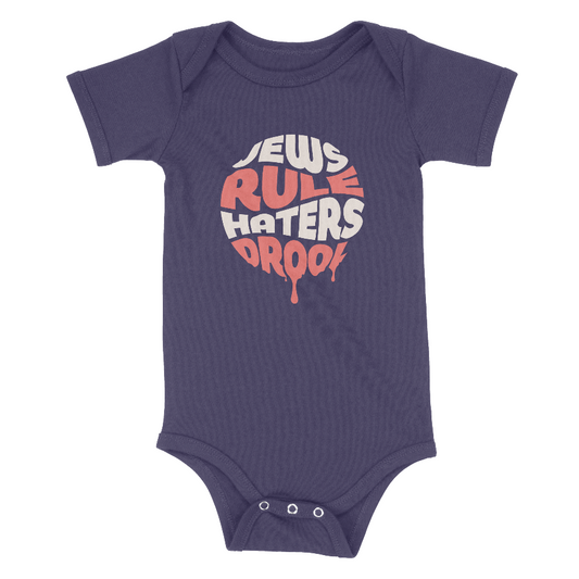 "Jews Rule, Haters Drool" Baby Onesie