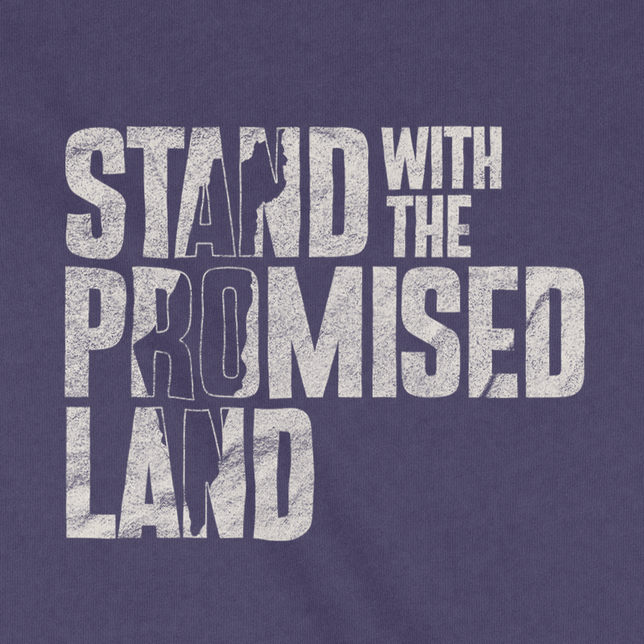 "Stand with the Promised Land" Block Baby Onesie