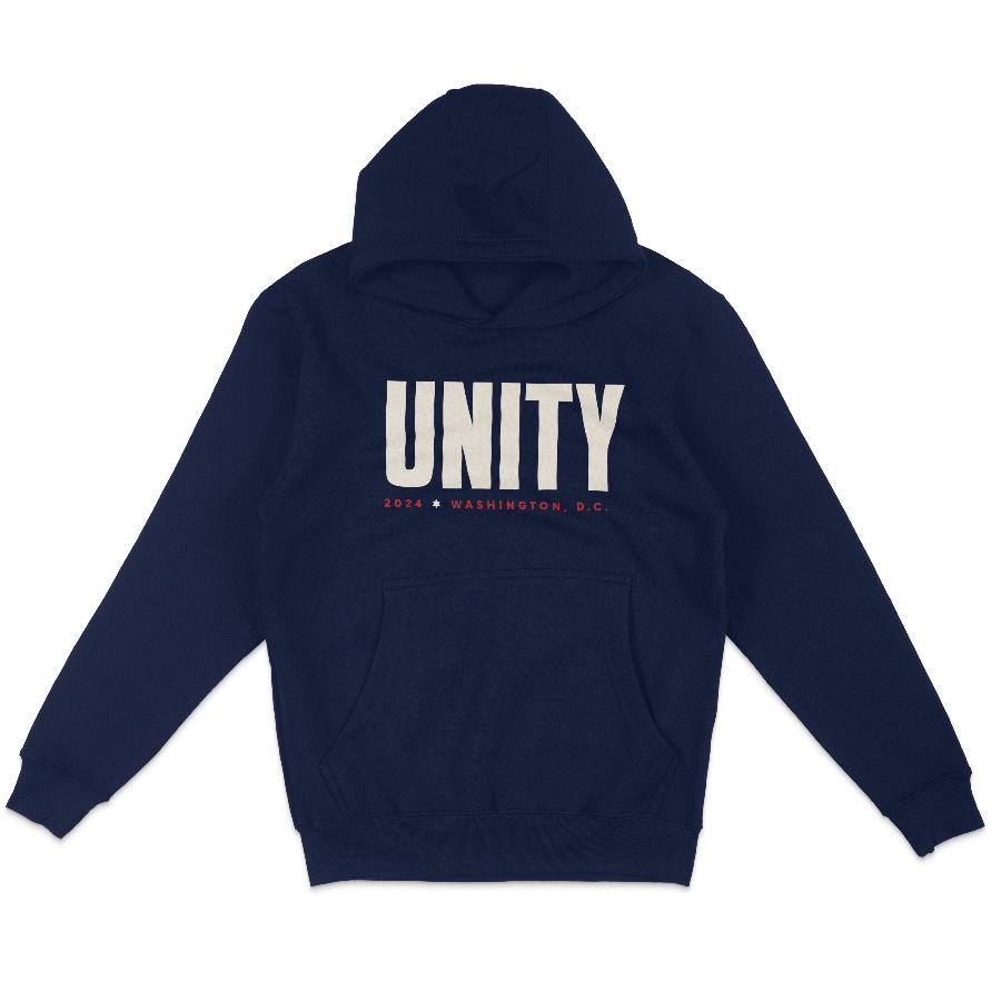 "UNITY" Fleece Hoodie Sweatshirt