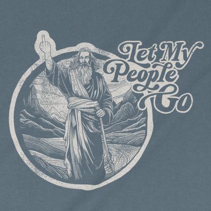 "Let My People Go" Moses Adult Unisex Tee (PG-13)