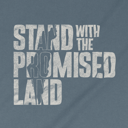 "Stand With the Promised Land" Block Adult Unisex Tee