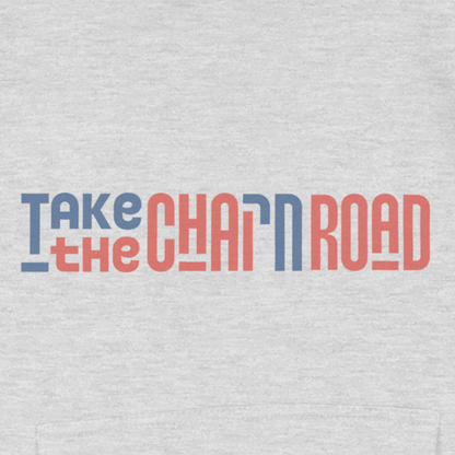 "Take the חי (Chai) Road" Block Fleece Hoodie Sweatshirt