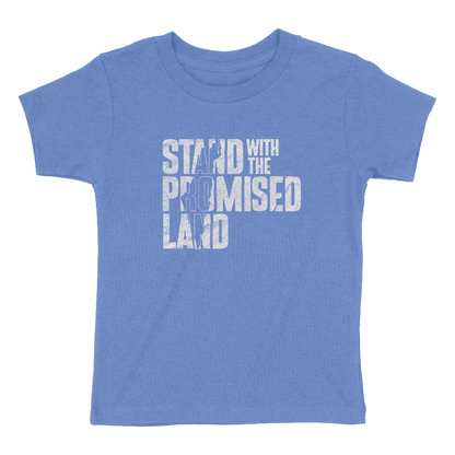 "Stand with the Promised Land" Block Toddler Tee