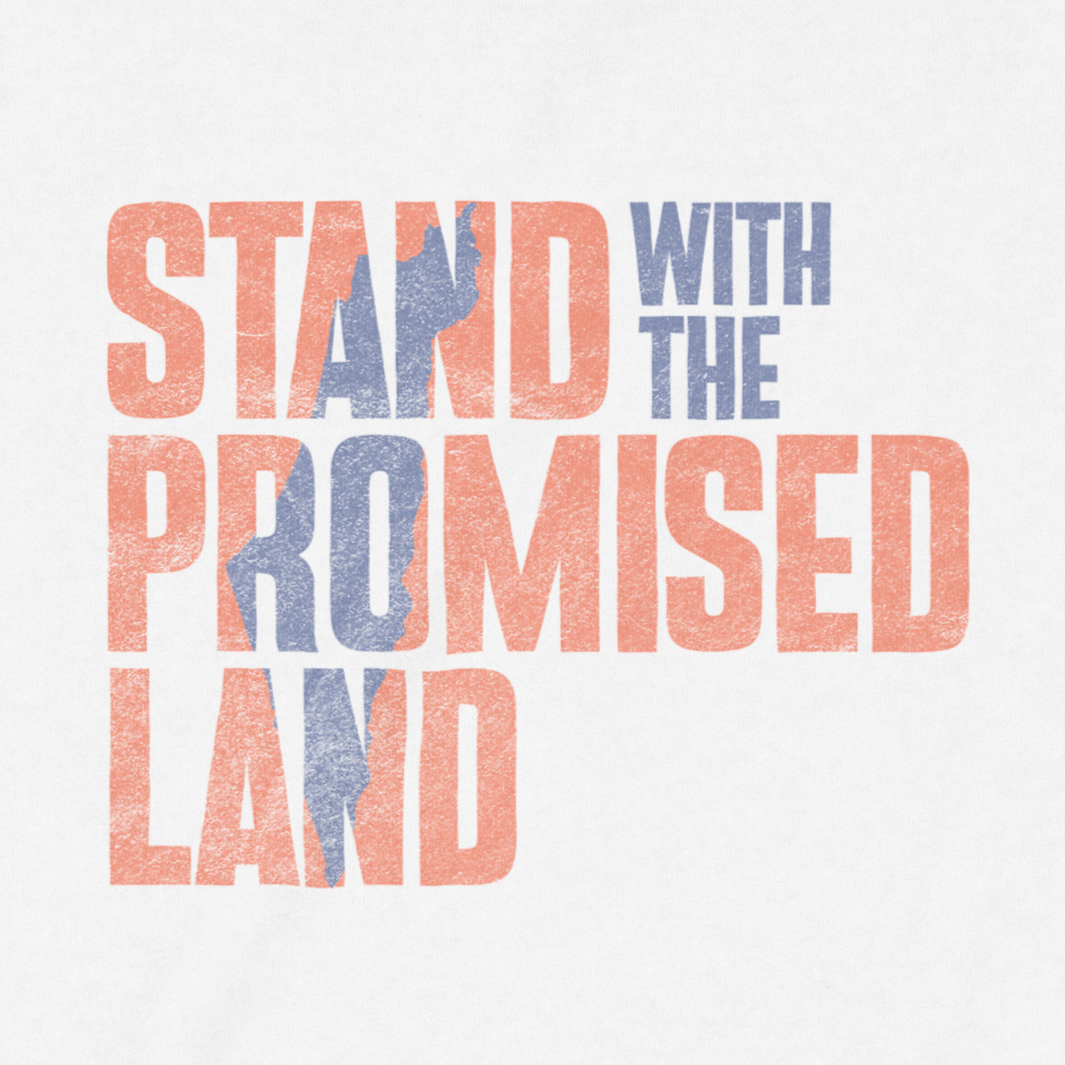 "Stand with the Promised Land" Block Toddler Tee