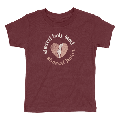 "Shared Holy Land, Shared Heart" Toddler Tee