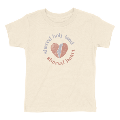 "Shared Holy Land, Shared Heart" Toddler Tee