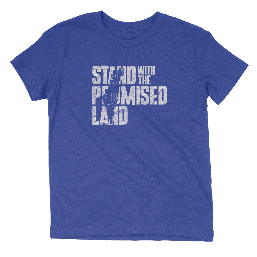 "Stand with the Promised Land" Block Youth Tee