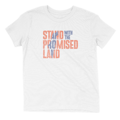 "Stand with the Promised Land" Block Youth Tee