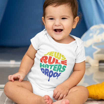 "Jews Rule, Haters Drool" Baby Onesie