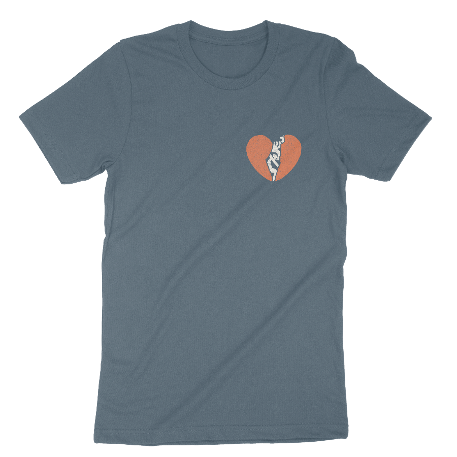 "ישראל (Yisrael)" Heart Adult Unisex Tee